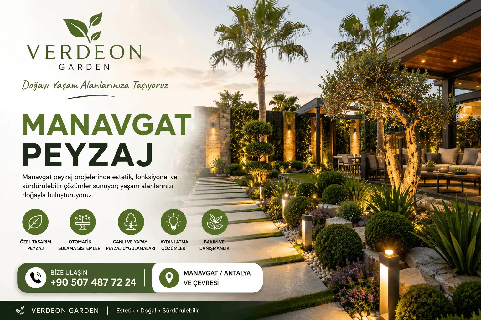 Manavgat Peyzaj Hizmetlerinde Profesyonel Çözümler